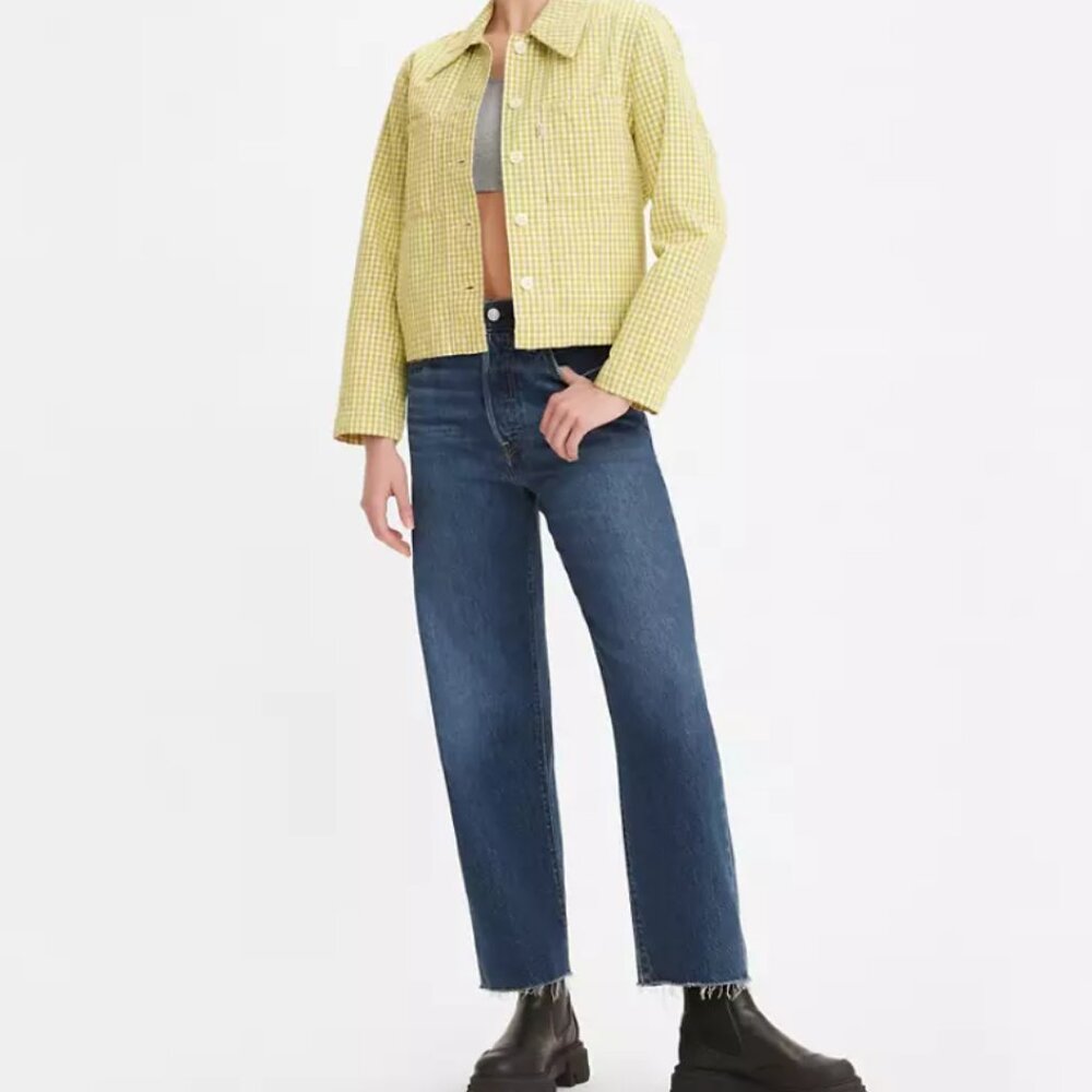 Levi's Premium Ribcage Straight Ankle Women's Jeans - Dark Wash